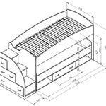 Кровать-чердак Дюймовочка 4.3 в Краснодаре